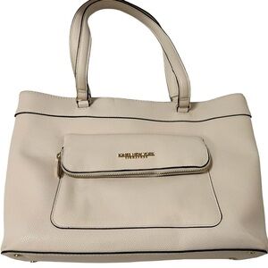 Jones of New York cream large handbag really good shape $60